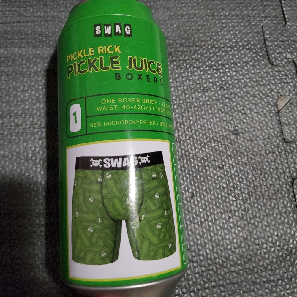 Swag Pickle Rick Mens Boxers